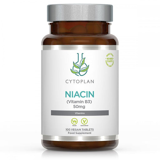 Cytoplan Niacin (Vitamin B3) 50mg 100's - Dennis the Chemist