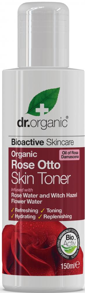 Dr Organic Rose Otto Skin Toner 150ml - Dennis the Chemist