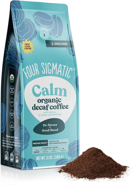 Four Sigmatic Calm Organic Decaf Coffee with Reishi & Chaga Mushrooms 340g - Dennis the Chemist
