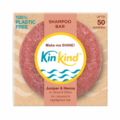 KinKind Shampoo Bar Juniper & Henna 50g - Dennis the Chemist