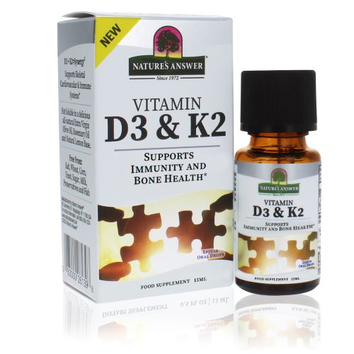 Nature's Answer Vitamin D3 & K2 15ml - Dennis the Chemist