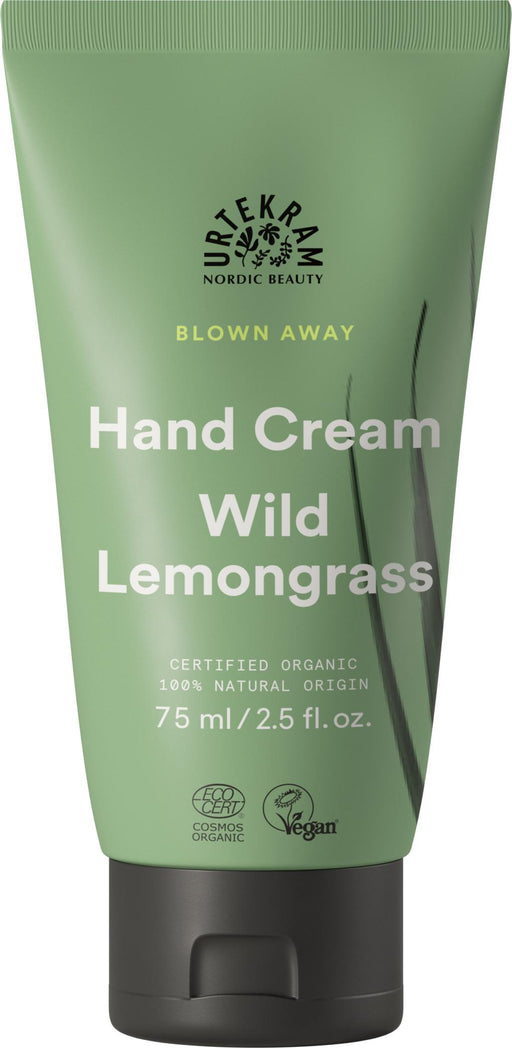 Urtekram Hand Cream Wild Lemongrass 75ml - Dennis the Chemist