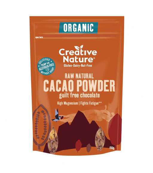 Creative Nature Raw Natural Cacao Powder (Organic) 150g - Dennis the Chemist