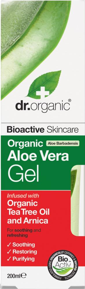 Dr Organic Aloe Vera Gel with Tea Tree 200ml - Dennis the Chemist