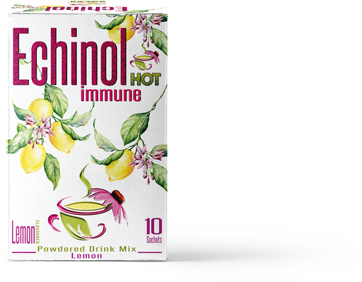 Echinol Hot Immune Powdered Drink Mix Lemon Flavoured 10's - Dennis the Chemist