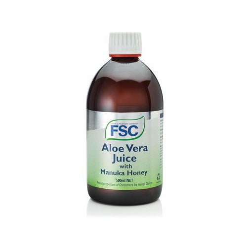 FSC Aloe Vera Juice with Manuka Honey 500ml - Dennis the Chemist