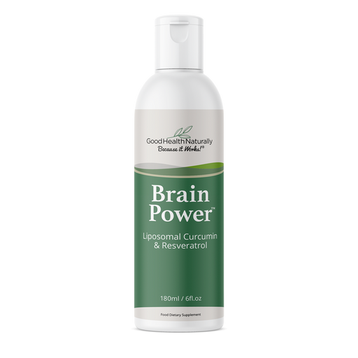 Good Health Naturally Brain Power Liposomal Curcumin & Resveratrol 180ml - Dennis the Chemist
