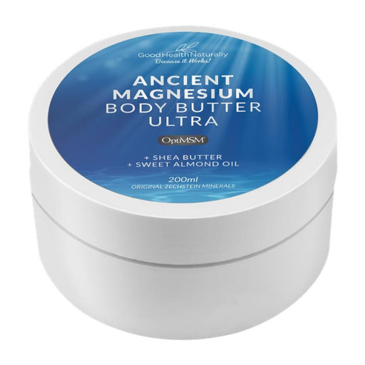 Good Health Naturally Ancient Magnesium Body Butter Ultra OptiMSM 200ml - Dennis the Chemist