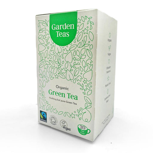 Garden Teas Organic Fairtrade Green Tea 20 Teabags - Dennis the Chemist