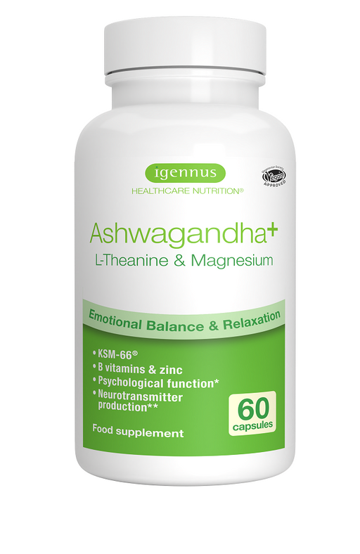 Igennus Ashwagandha + L-Theanine & Magnesium 60's - Dennis the Chemist