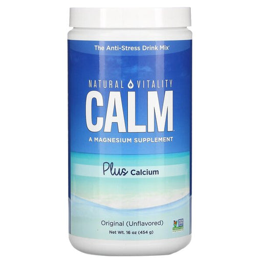 Natural Calm Plus Calcium, Unflavored - 454g - Dennis the Chemist