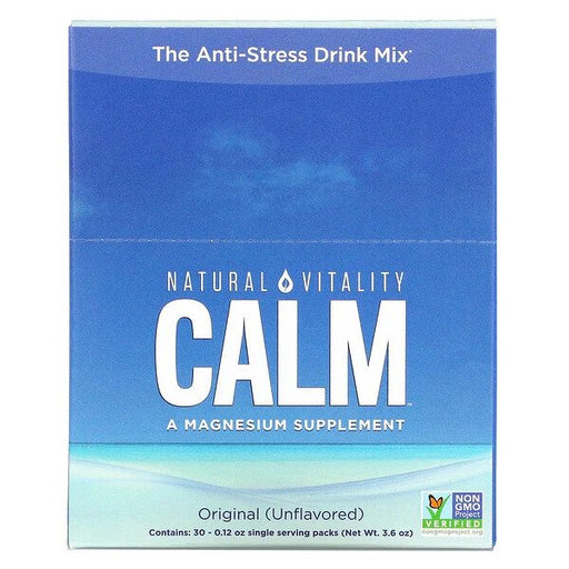 Natural Calm Packs, Unflavored - 30 x 3.3g - Dennis the Chemist