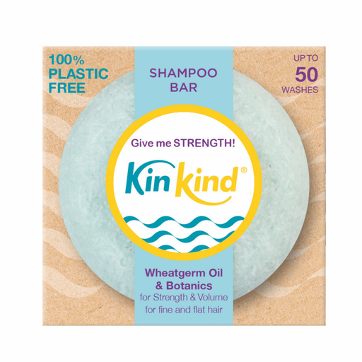 KinKind Shampoo Bar Wheatgerm Oil & Botanics 50g - Dennis the Chemist