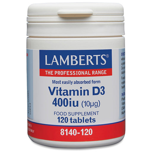 Lamberts Vitamin D3 400iu 120's - Dennis the Chemist