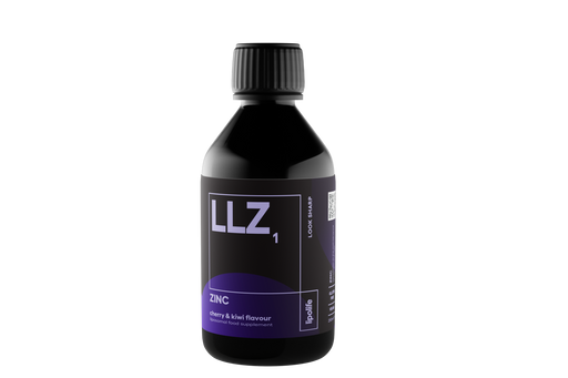 Lipolife LLZ1 Zinc Cherry & Kiwi Flavour 240ml (Liposomal) - Dennis the Chemist