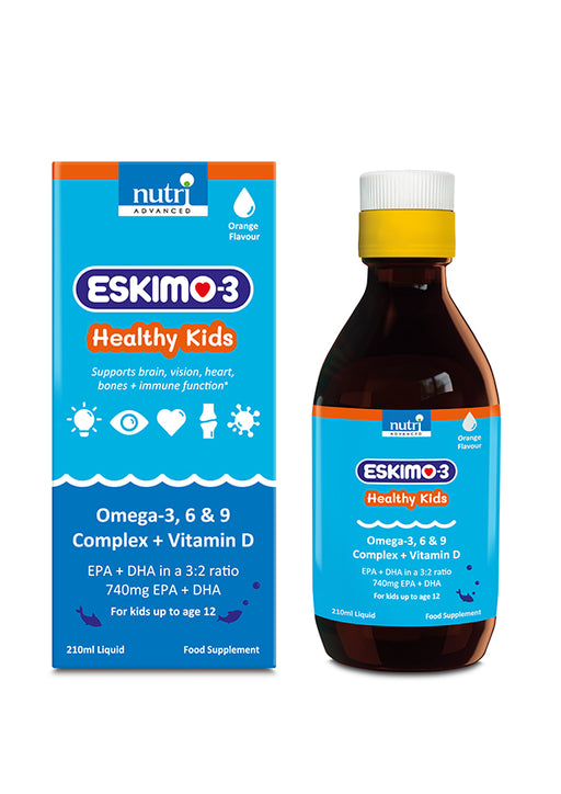 Nutri Advanced Eskimo-3 Healthy Kids Orange Flavour 210ml - Dennis the Chemist