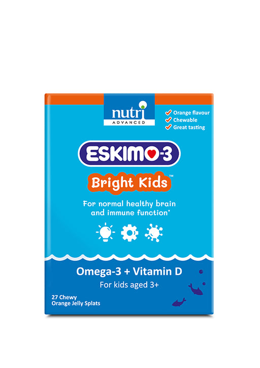 Nutri Advanced Eskimo-3 Bright Kids Jelly Splats 27's - Dennis the Chemist