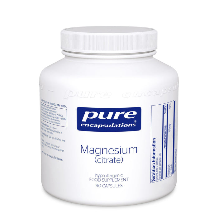 Pure Encapsulations Magnesium Citrate 90's - Dennis the Chemist