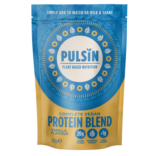 Pulsin Complete Vegan Protein Blend Vanilla Flavour 270g - Dennis the Chemist