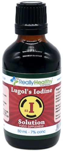 The Really Healthy Company Lugols Iodine with Dropper  7% 50ml - Dennis the Chemist