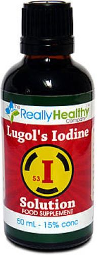 The Really Healthy Company Lugols Iodine 15% with Dropper 50ml - Dennis the Chemist