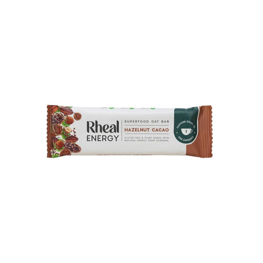 Rheal Superfoods Energy Superfood Oat Bar Hazelnut Cacao 50g SINGLE - Dennis the Chemist