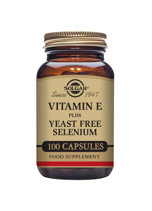 Solgar Vitamin E with Yeast Free Selenium 100's - Dennis the Chemist