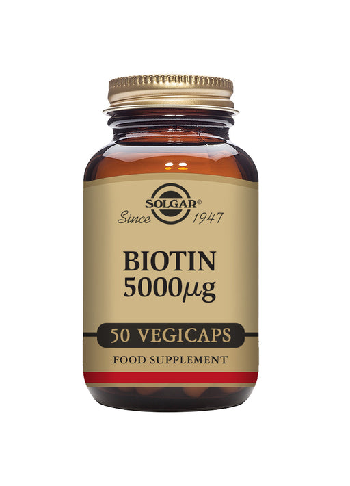 Solgar Biotin 5000ug 50's - Dennis the Chemist