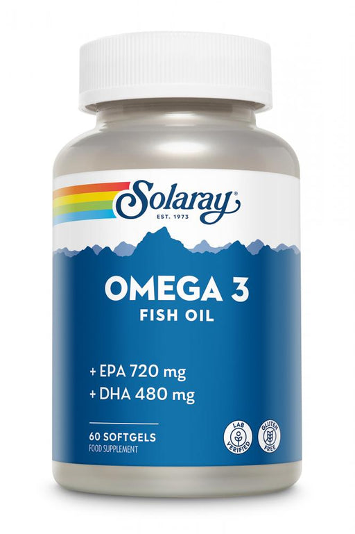 Solaray Omega 3 Fish Oil 60's - Dennis the Chemist