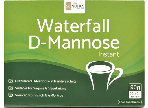 Sweet Cures Waterfall D-Mannose Instant 30 x 3g Sachets - Dennis the Chemist