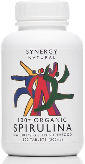 Synergy Natural Spirulina 500mg (100% Organic) 200's (tablets) - Dennis the Chemist