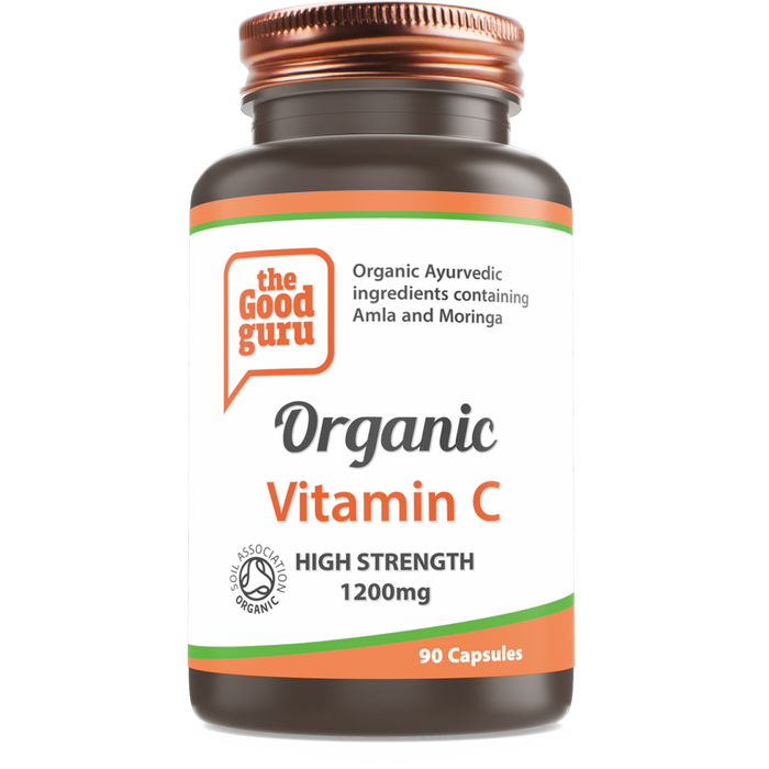 the Good guru Organic Vitamin C High Strength 1200mg 90's - Dennis the Chemist
