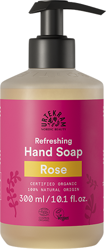 Urtekram Refreshing Hand Soap Rose 300ml - Dennis the Chemist