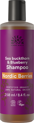 Urtekram Sea Buckthorn & Blueberry Shampoo Nordic Berries 250ml - Dennis the Chemist