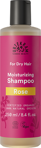 Urtekram Moisturizing Shampoo Rose for Dry Hair 250ml - Dennis the Chemist