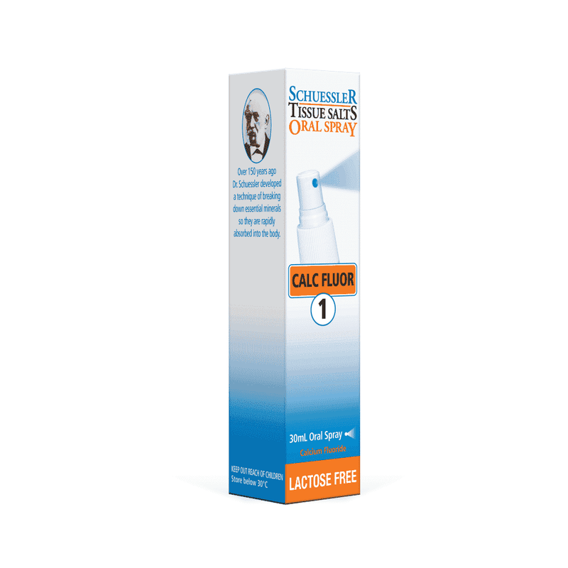 Schuessler 1 Calc Fluor Oral Spray LACTOSE FREE 30ml