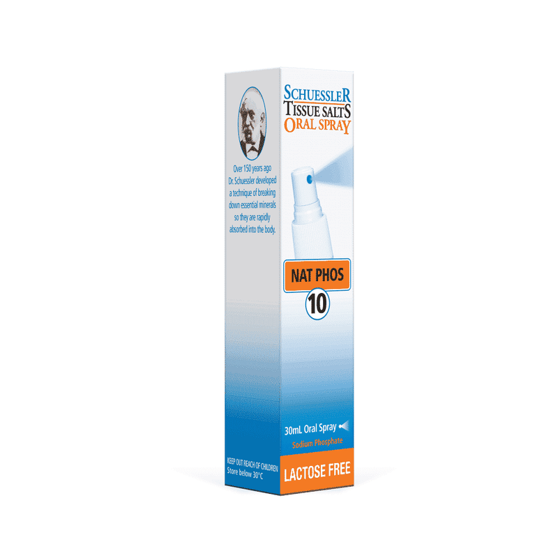 Schuessler 10 Nat Phos Oral Spray LACTOSE FREE 30ml