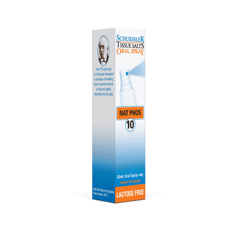 Schuessler 10 Nat Phos Oral Spray LACTOSE FREE 30ml
