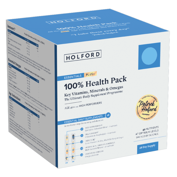 Patrick Holford 100% Health Pack 28 Days - Dennis the Chemist