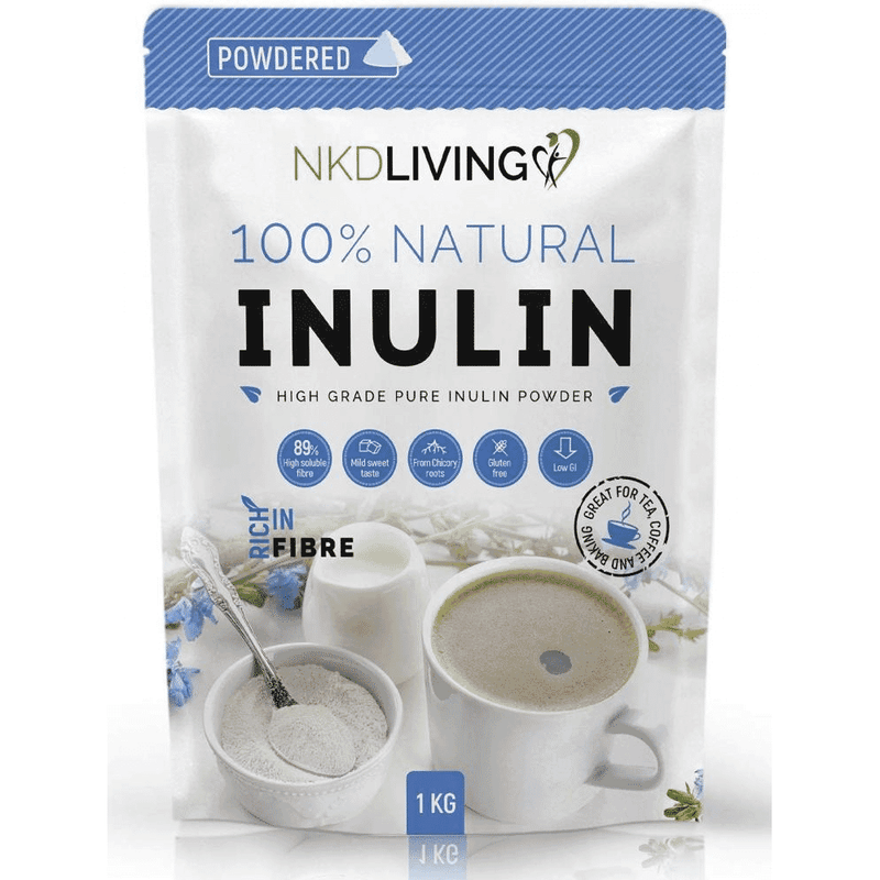 NKD LIVING 100% Natural Inulin High Grade Pure Inulin Powder 1kg