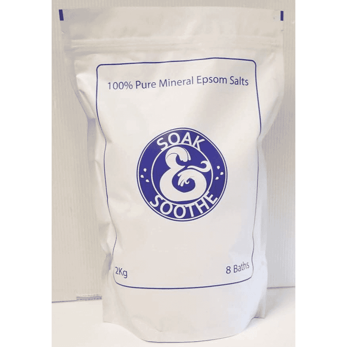 Soak & Soothe 100% Pure Mineral Epsom Salts 2kg