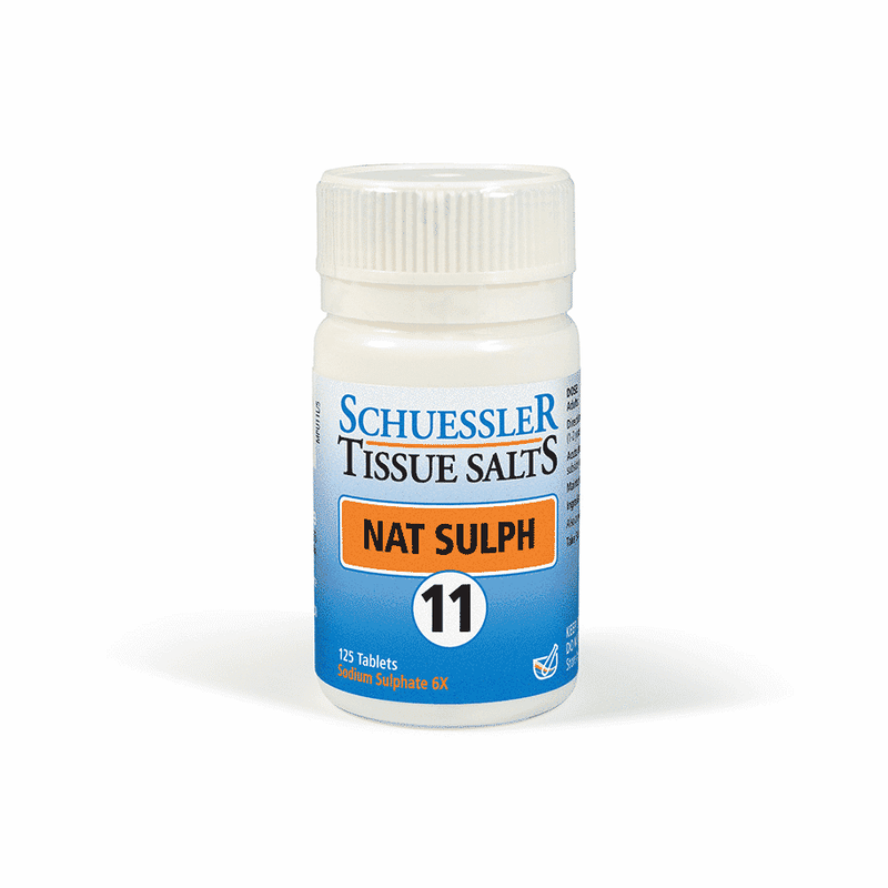 Schuessler 11 Nat Sulph 125 tablets