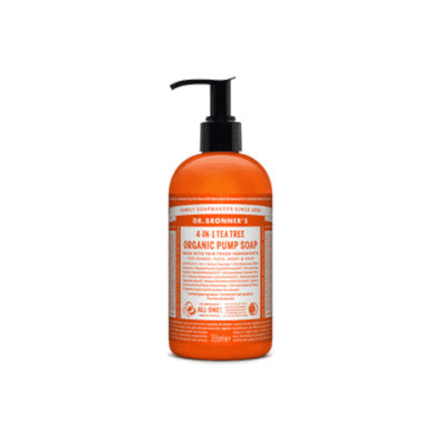 Dr Bronner's Magic Soaps 4-In-1 Tea Tree Organic Pump Soap 355ml
