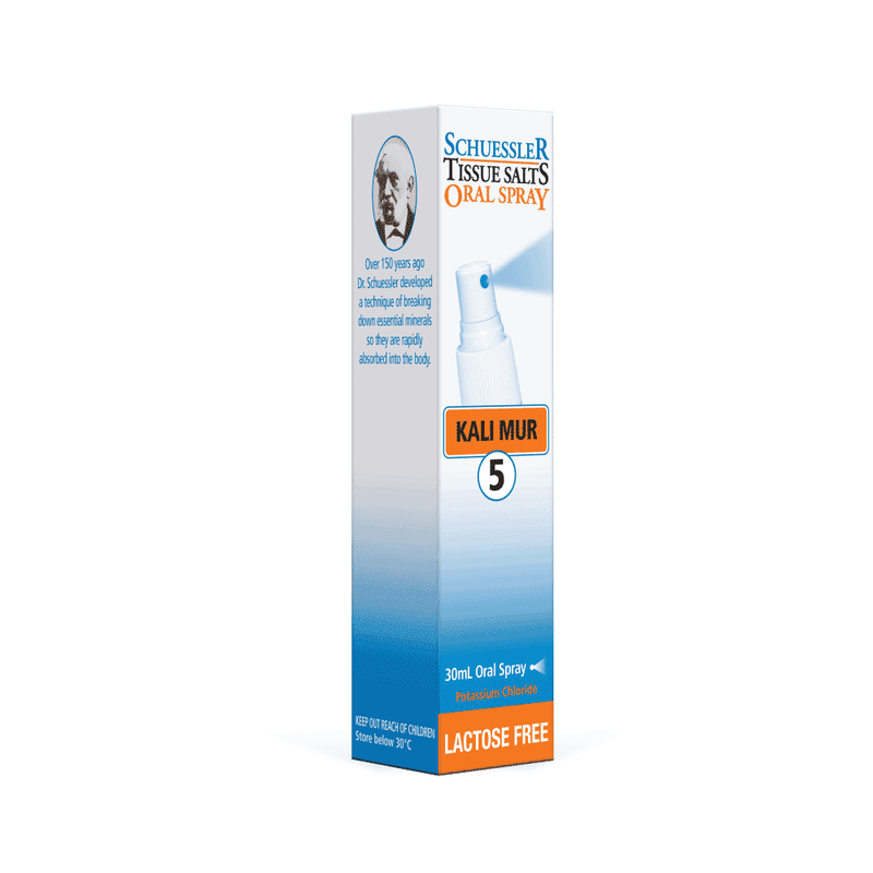 Schuessler 5 Kali Mur Oral Spray LACTOSE FREE 30ml