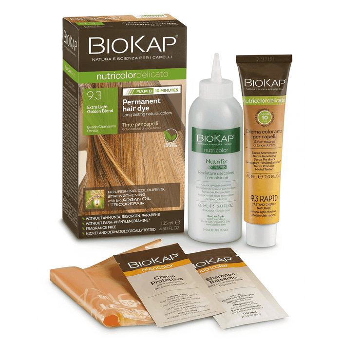 BioKap 9.3 Extra Light Golden Blond Permanent Hair Dye 135ml