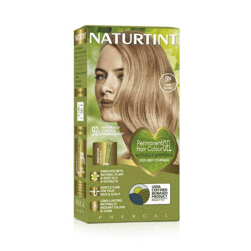Naturtint Permanent Hair Colour Gel, Honey Blonde, 92% naturally derived, ammonia-free, USDA certified