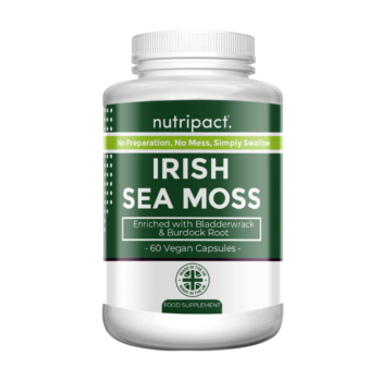 Nutripact Irish Sea Moss, Bladderwrack & Burdock Root  60 Vegan Capsules - Dennis the Chemist