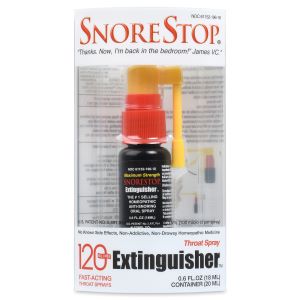 SnoreStop EXTINGUISHER THROAT spray - Dennis the Chemist