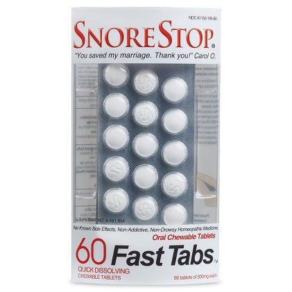 SnoreStop Chewable Tablets - Dennis the Chemist