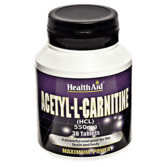 Health Aid Acetyl-L-Carnitine 550mg 30s